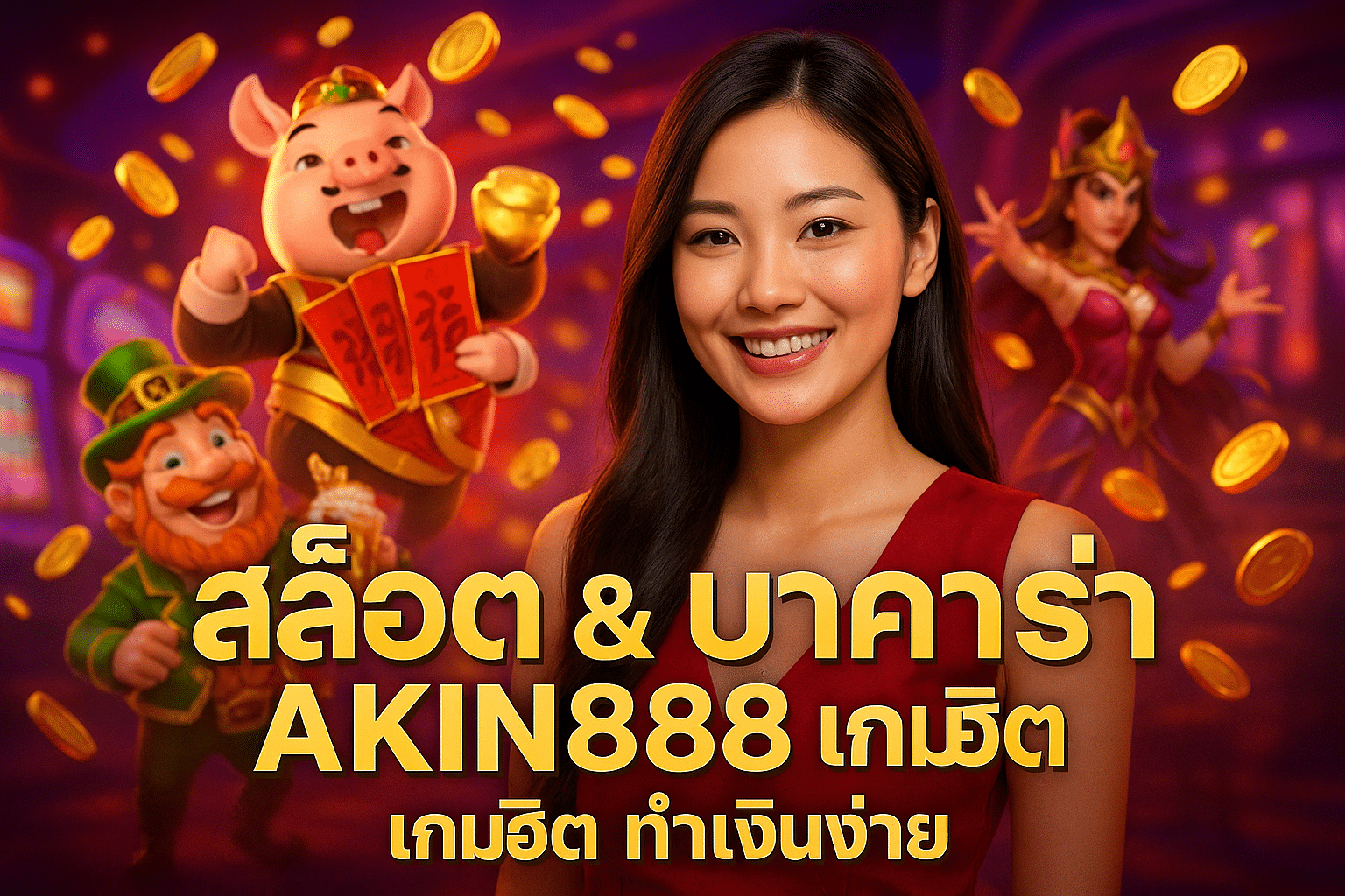 สล็อต & บาคาร่า AKIN888 เกมฮิต ทำเงินง่าย