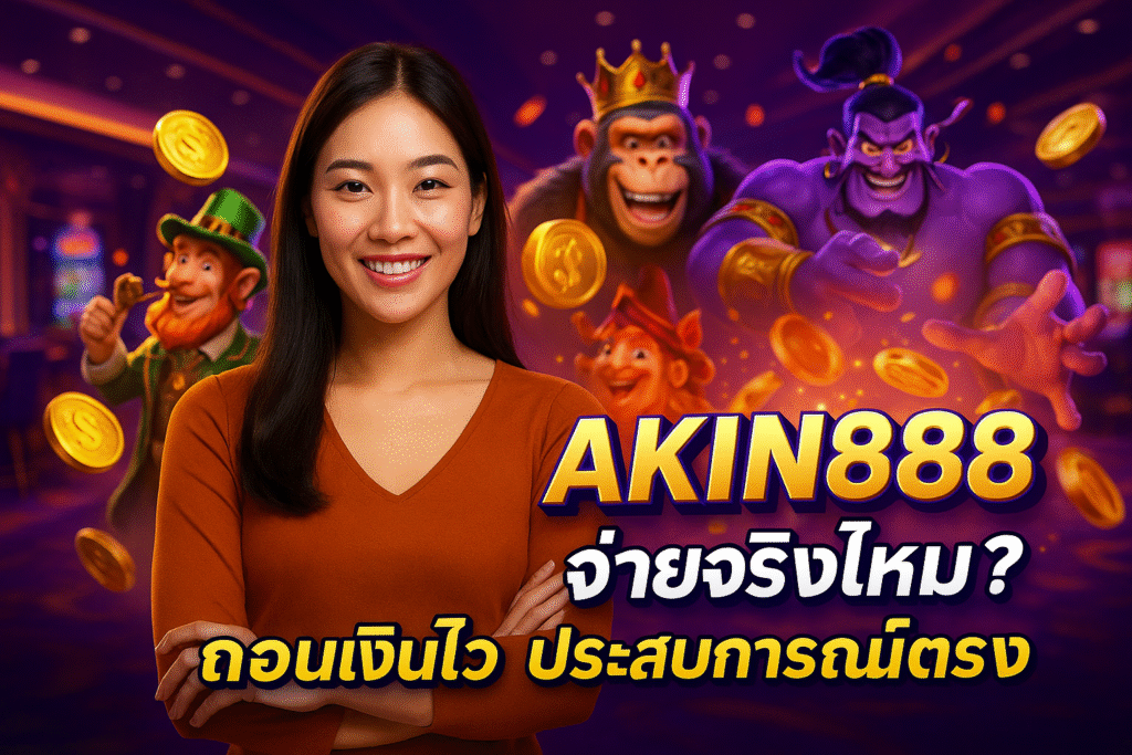 AKIN888 จ่ายจริงไหม? ถอนเงินไว ประสบการณ์ตรง