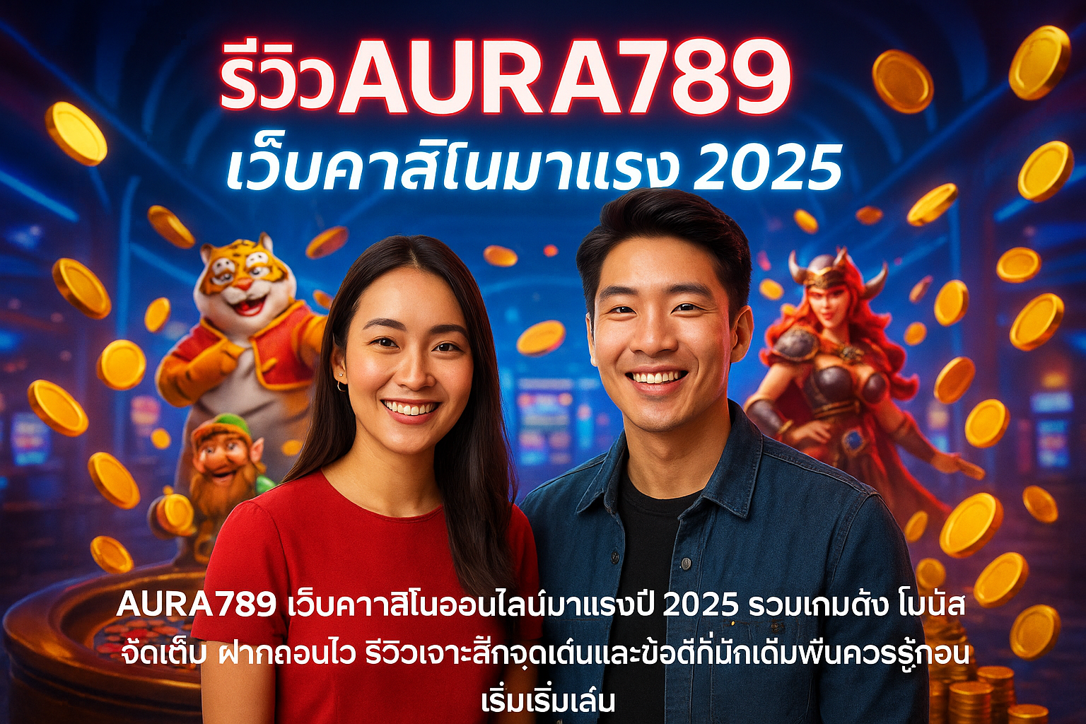 รีวิว AURA789 เว็บคาสิโนมาแรง 2025